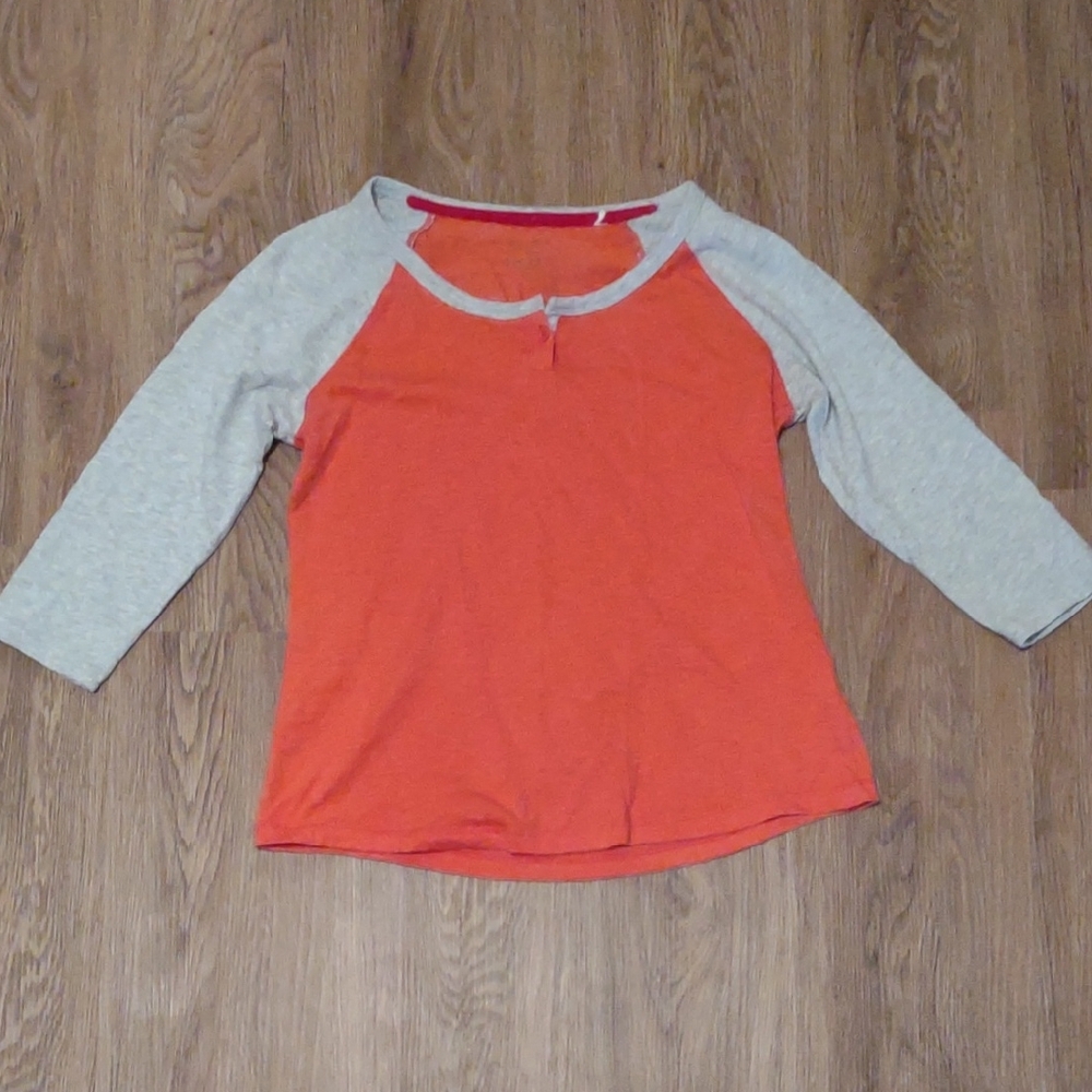 Sonoma Coral 3/4 Sleeve Top - Size S